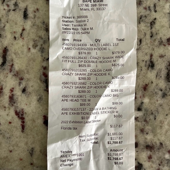 AUTHENTIC BAPE Camouflage Kids Hoodie - Picture 7 of 7